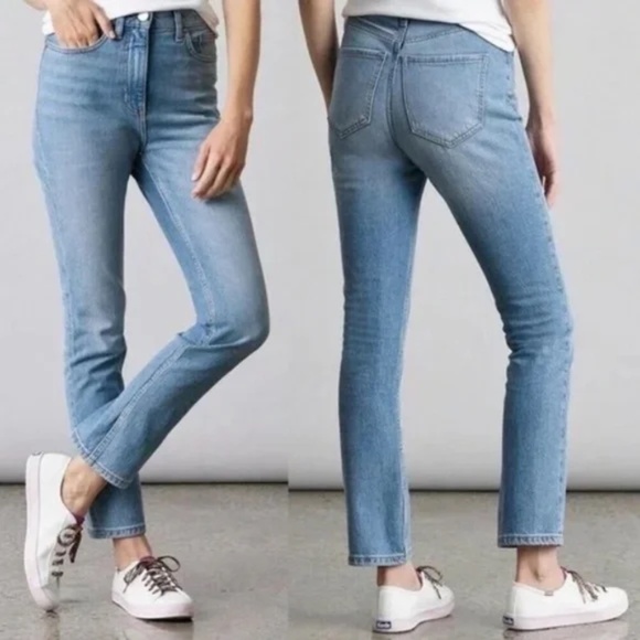 Elizabeth and James The Vintage Straight High Rise Straight Leg Jeans Size 4 /27 - Picture 1 of 8